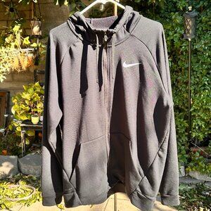 Nike Men's zip up sweatshirt- size large